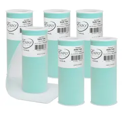 Pack of 6 Decorative Matte Tulle Spool of 6 Inch X 25 Yards Light Blue