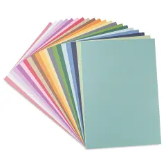 Sizzix Surfacez Cardstock - Muted Colors, Package of 80 Sheets, 8-1/4"W x 11-3/4"L, 216 gsm