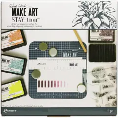 Wendy Vecchi Make Art Stay-tion 7"-6 Pieces
