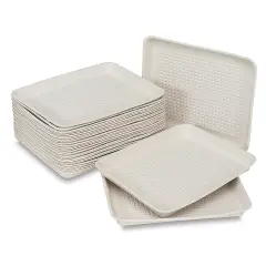Hygloss Collage Trays - Pkg of 25, 9.5" x 12", Pulp