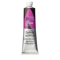 Holbein Heavy Body Artist Acrylics - Luminous Violet, 60 ml tube
