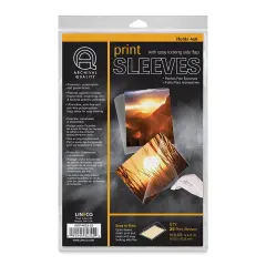 Lineco Digital Print Sleeve Pack - 4" x 6", Clear, Pkg of 25