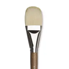 Winsor & Newton Artists' Oil Synthetic Hog Brush - Filbert, Size 20, Long Handle