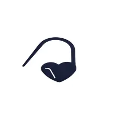 Tulip Stitch Markers 7/Pkg-Heart/Navy