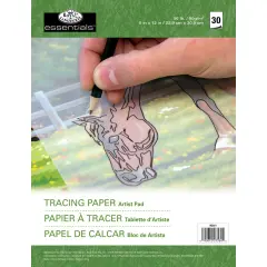 Royal Langnickel essentials(TM) Tracing Artist Paper Pad-9"X12", 30 Sheets