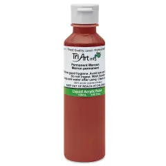 Tri-Art Liquid Artist Acrylics - Permanent Maroon, 120 ml bottle