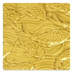 Amaco Liquid Gloss Glaze - Pint, Dark Yellow, Translucent