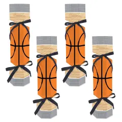 Big Dot of Happiness Nothin' But Net - Basketball - No Snap Baby Shower or Birthday Party Table Favors - DIY Cracker Boxes - Set of 12