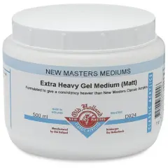 Old Holland New Masters High Build Gel Medium (No Filler) - Matte, 500 ml jar