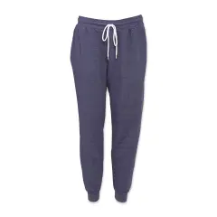 Bella Canvas Unisex Jogger Sweatpants - Navy Heather, X-Small
