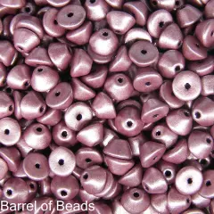 Konos Par Puca&reg;, Czech glass bead, Metallic Matte Dark Plum, 10 grams
