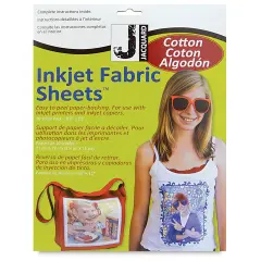 Jacquard Inkjet Fabric - 8-1/2" x 11", Cotton, Pkg of 10