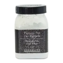 Sennelier Dry Pigment - Zinc White, 110 g jar