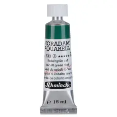 Schmincke Horadam Aquarell Artist Watercolor - Cobalt Green Dark, 15 ml tube