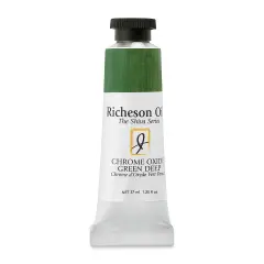 Shiva Signature Artist Oil Color - Chrome Oxide Green Deep, 37 ml Tube