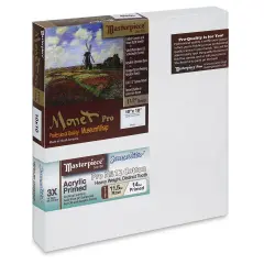 Masterpiece Monet Pro Sausalito Cotton Canvas - 10" x 10", Acrylic-Primed