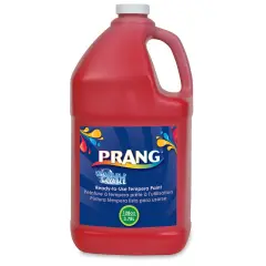 Prang Ready-To-Use Washable Tempera Paint - Red, Gallon