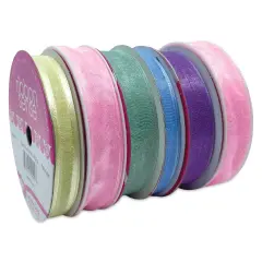 Morex Ribbon Assortments - Pastel Palette, Set of 6 Rolls, 30 yds