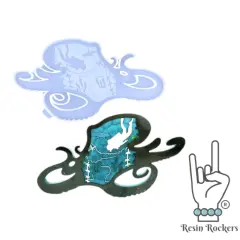 Octopus Tray Silicone Mold for Epoxy Resin Art