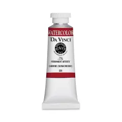 Da Vinci Artists' Permanent Watercolor - Quinacridone Carmine, 37 ml tube