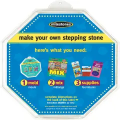Milestones Stepping Stone Mold-Octagon 12"
