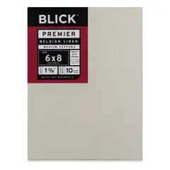 Blick Premier Belgian Linen - 6" x 8", Oil-Primed, 1-3/8" Profile
