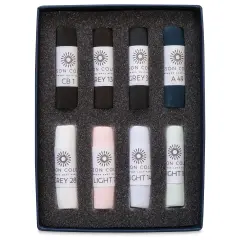 Unison Handmade Pastels - Contrast Colors, Set of 8, Full Stick
