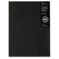 UArt Premium Sanded Pastel Paper Board - 12" x 16", Dark, 600 Grit