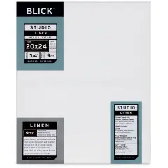 Blick Studio Linen Stretched Canvas - 20" x 24", Traditional 3/4" Profile