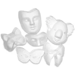 Creativity Street Paperboard Mask Assortment - Package of 24