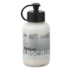 Lascaux Perlacryl Iridescent Acrylics - Pearl White, 85 ml bottle