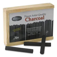 Richeson Compressed Charcoal - Box of 10