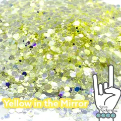 Yellow in the Mirror Premium Pixie for Poxy Chunky Glitter Mix