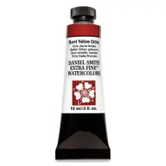 Daniel Smith Extra Fine Watercolor - Burnt Yellow Ochre, 15 ml Tube