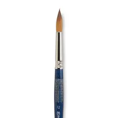 Escoda Optimo Kolinsky Sable Brush - Pointed Round, Short Handle, Size 12