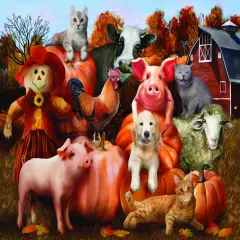 Sunsout Family Portrait 300 pc Halloween Jigsaw Puzzle 29725