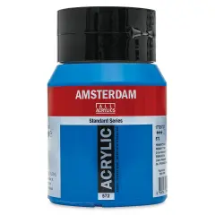 Amsterdam Standard Series Acrylic - Primary Cyan, 500 ml, Bottle