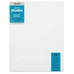 Blick Studio Stretched Cotton Canvas - Gallery Profile, 22" x 28"
