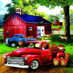 Sunsout Apples for Sale 300 pc Jigsaw Puzzle 28716