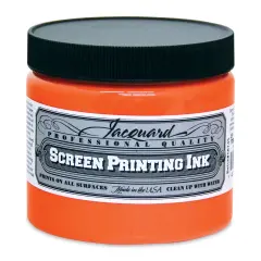 Jacquard Screen Printing Ink - Opaque Orange, 16 oz