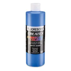 Createx Airbrush Color - 16 oz, Fluorescent Blue