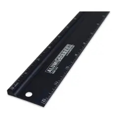 Alumicutter Ruler - 12", Black