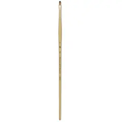 Princeton Synthetic Mongoose Brush - Flat, Long Handle, Size 6