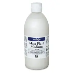 Vallejo Acrylic Fluid Medium - Matte, 500 ml