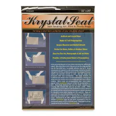 Krystal Seal Self-Sealing Art, Print, and Photo Bag Pack - 16" x 20", Pkg of 25