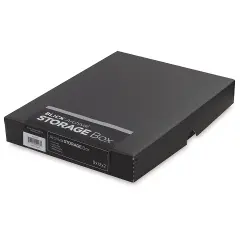 Blick Archival Storage Box - 9" x 12" x 2", Black
