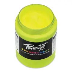 Permaset Aqua Fabric Ink - Glow Yellow, 300 ml