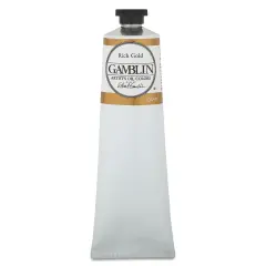 Gamblin Artist's Oil Color - Rich Gold, 150 ml tube