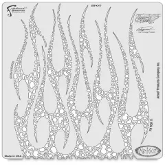 Iwata Artool Freehand Template - Flame-O-Rama 2 Spots