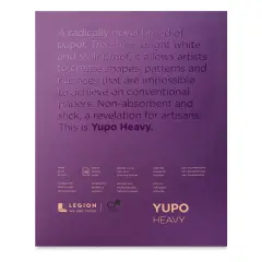 Legion Yupo Heavyweight Synthetic Paper Pad - 11" x 14", 10 Sheets
